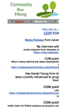 Mobile Screenshot of communityovermining.org